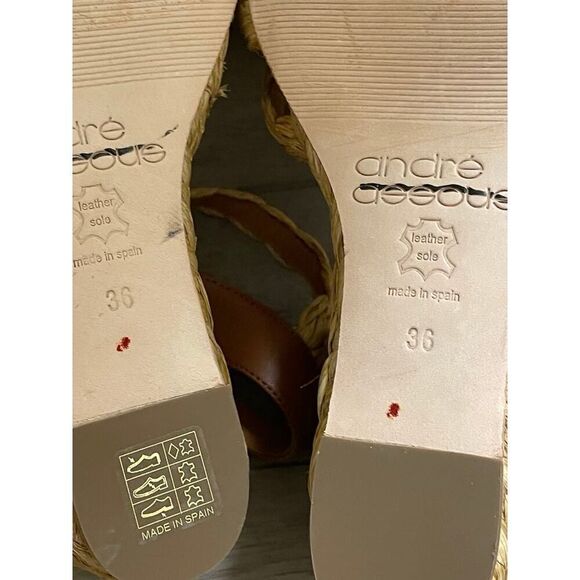 New Andre Assous Milena Espadrille Wedge Sandal Size 36 - Picture 8 of 8